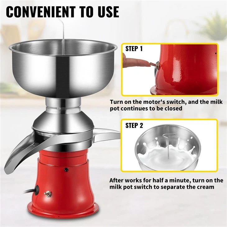 Stainless Steel Electric Milk Separator